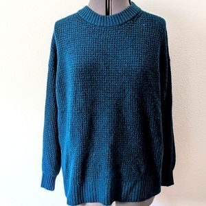American Eagle Outfitters Teal Knit Sweater